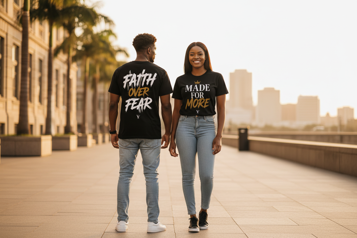 Christian T-Shirts - Couple Mockup