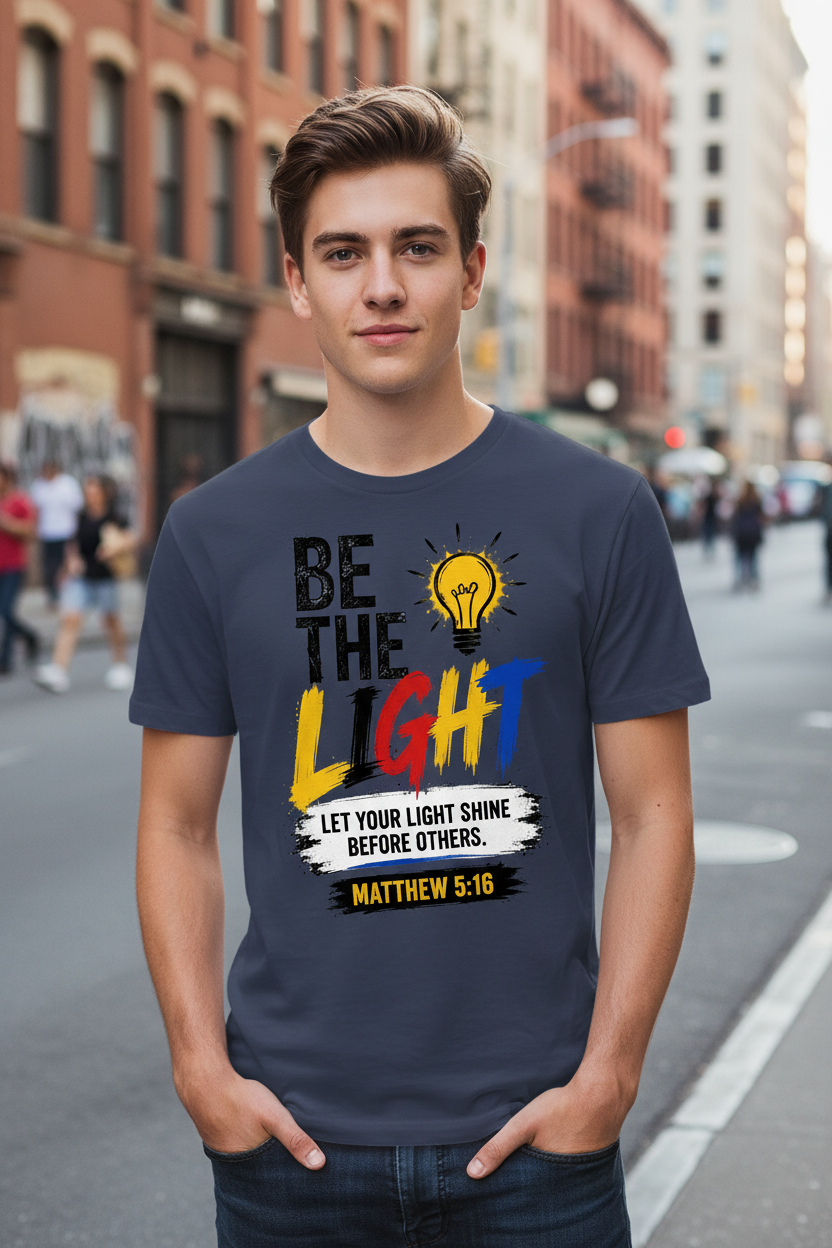 Be The Light T-Shirt - Navy