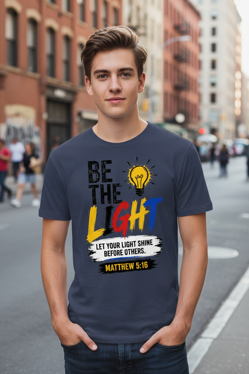 Be The Light T-Shirt - Navy