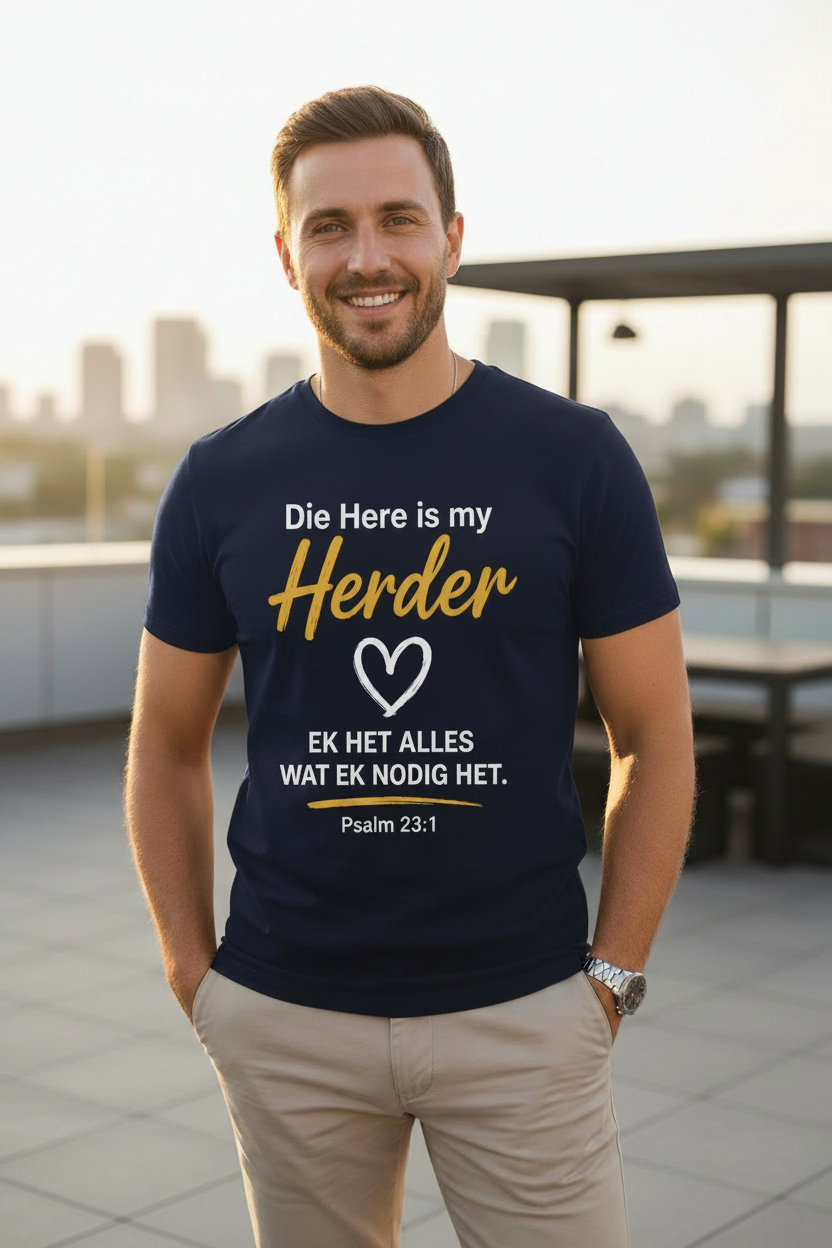 Die Here is my Herder Navy T-Shirt