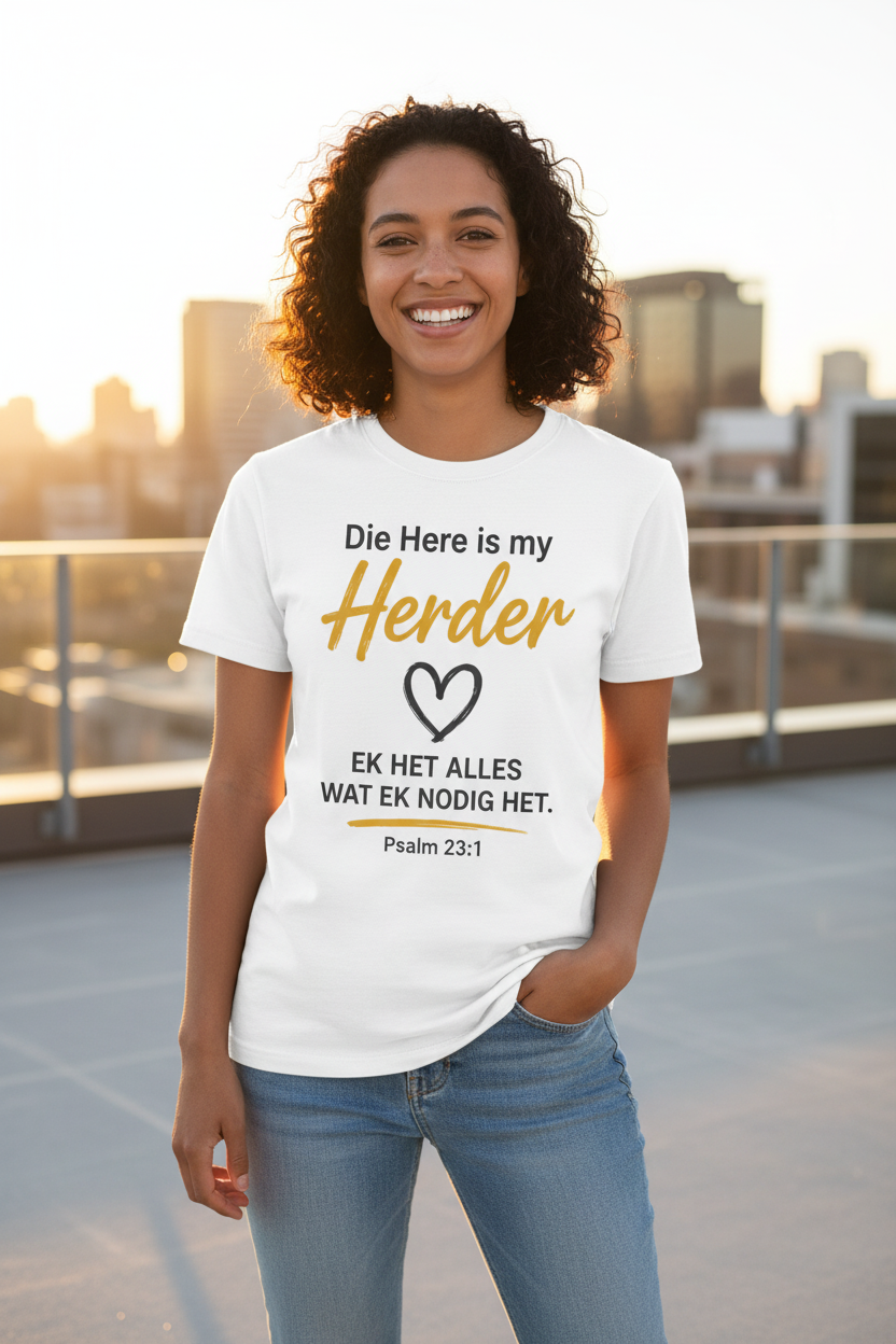 Die Here is my Herder White T-Shirt