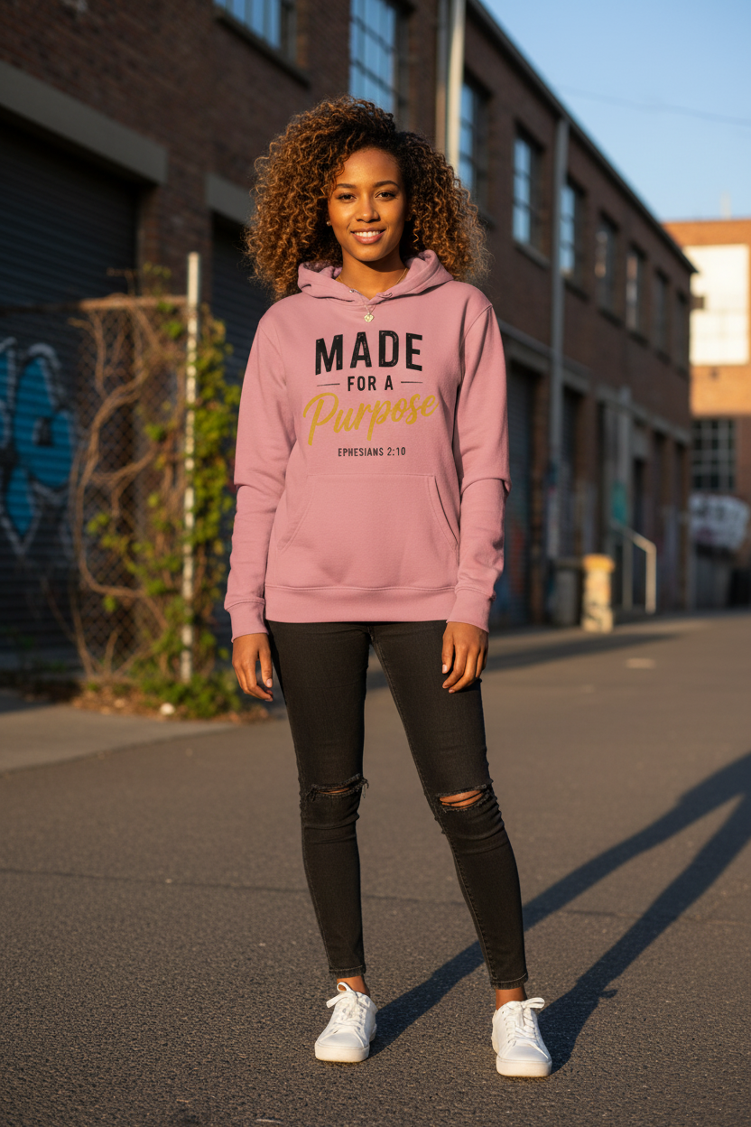 Made For A Purpose Pink Hoodie