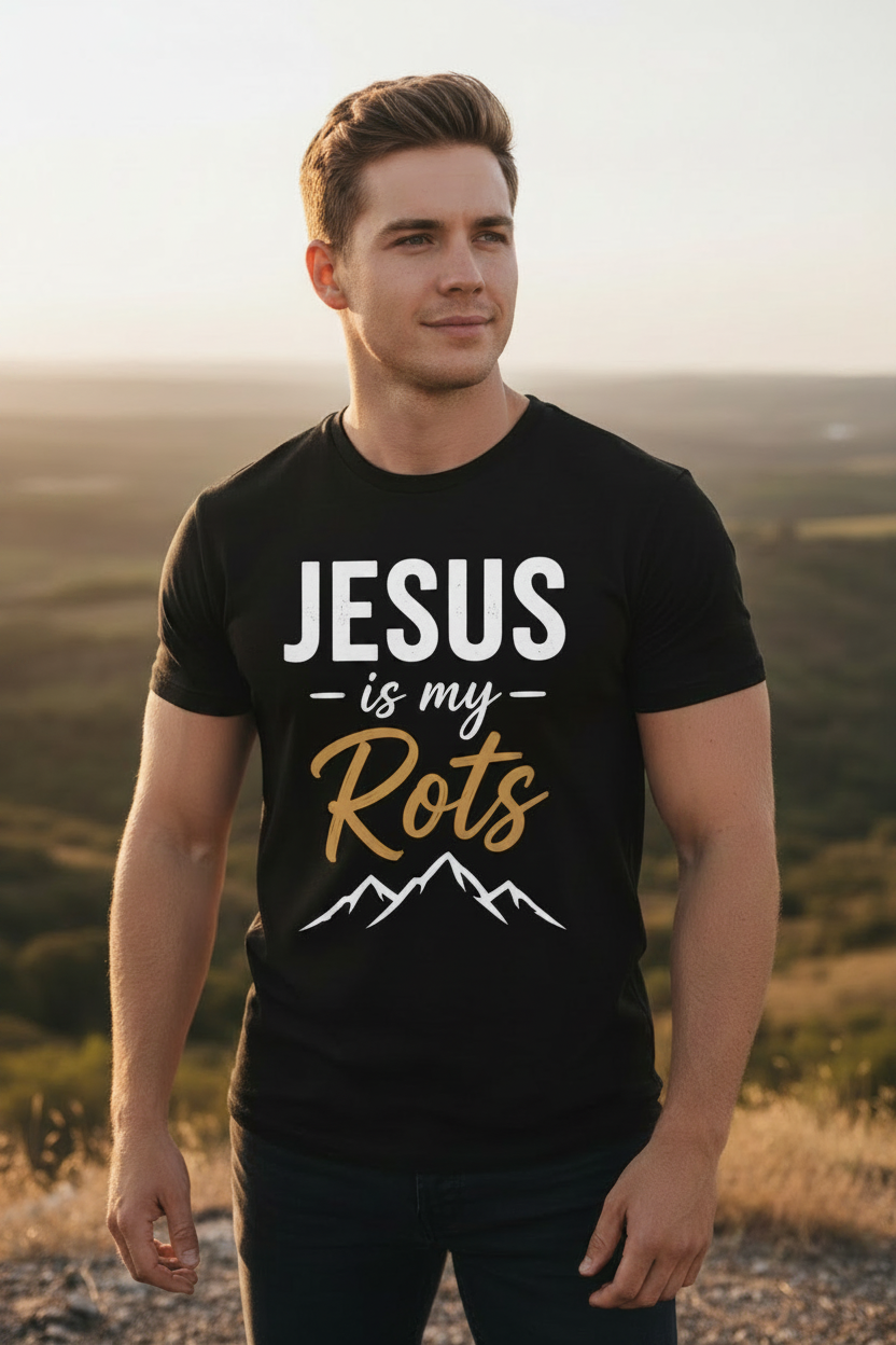 Jesus is my Rots Black T-Shirt