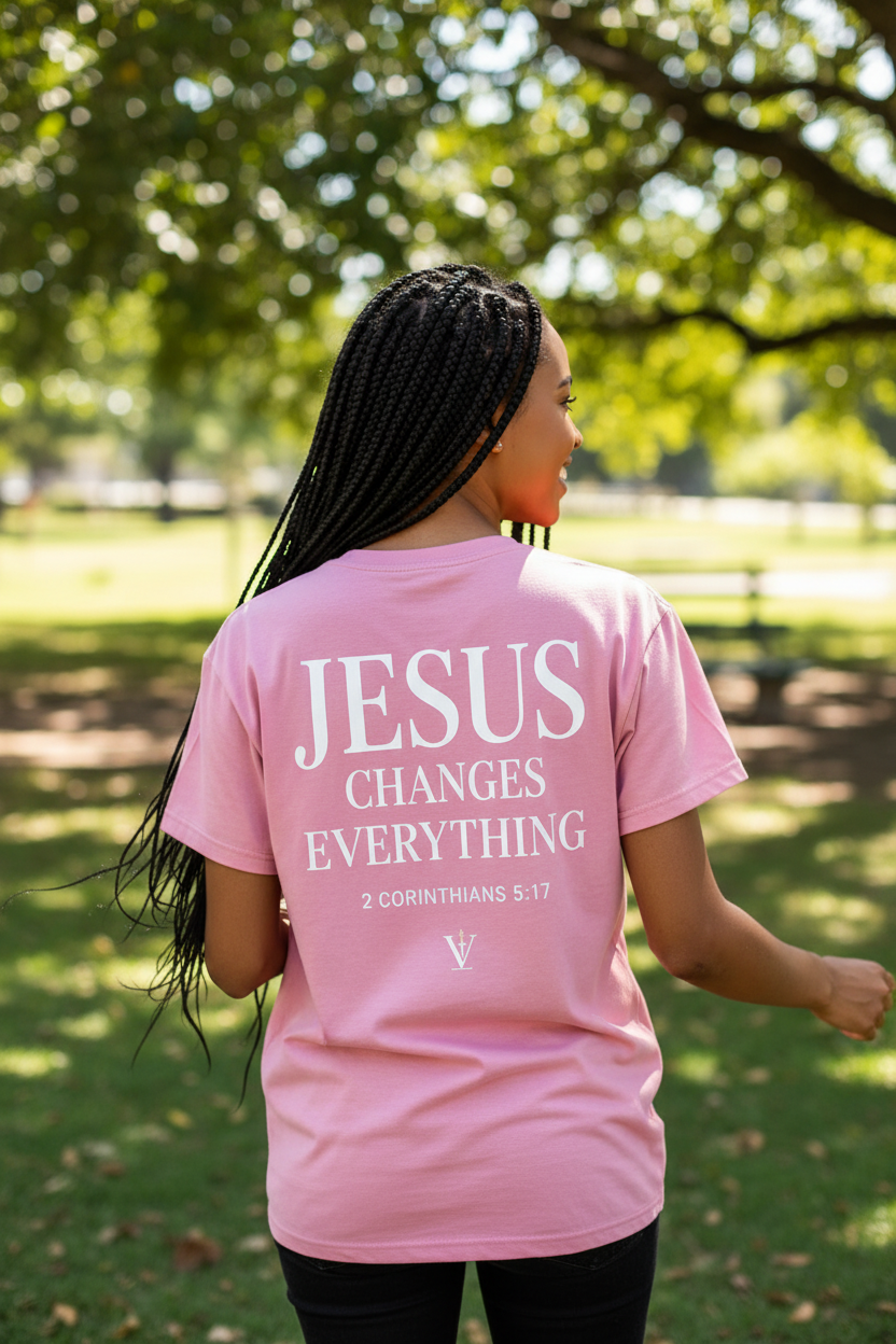 Jesus Changes Everything - Pink