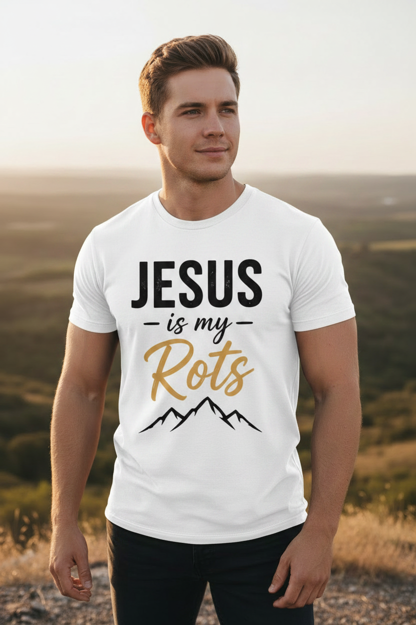 Jesus is my Rots White T-Shirt