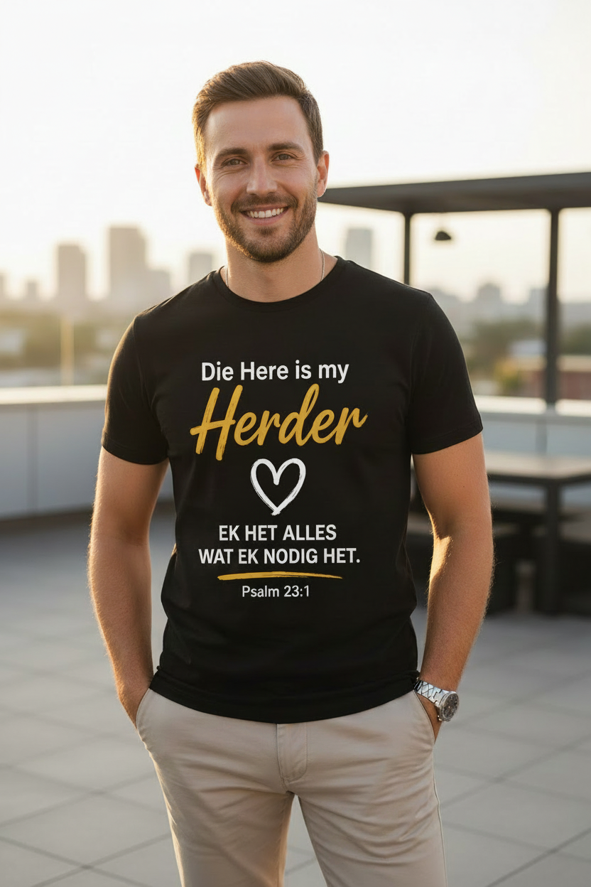 Die Here is my Herder Black T-Shirt