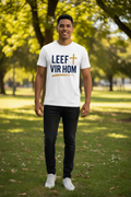 Leef deur Geloof Christelike T-Hemp - Wit | The Victory Shop