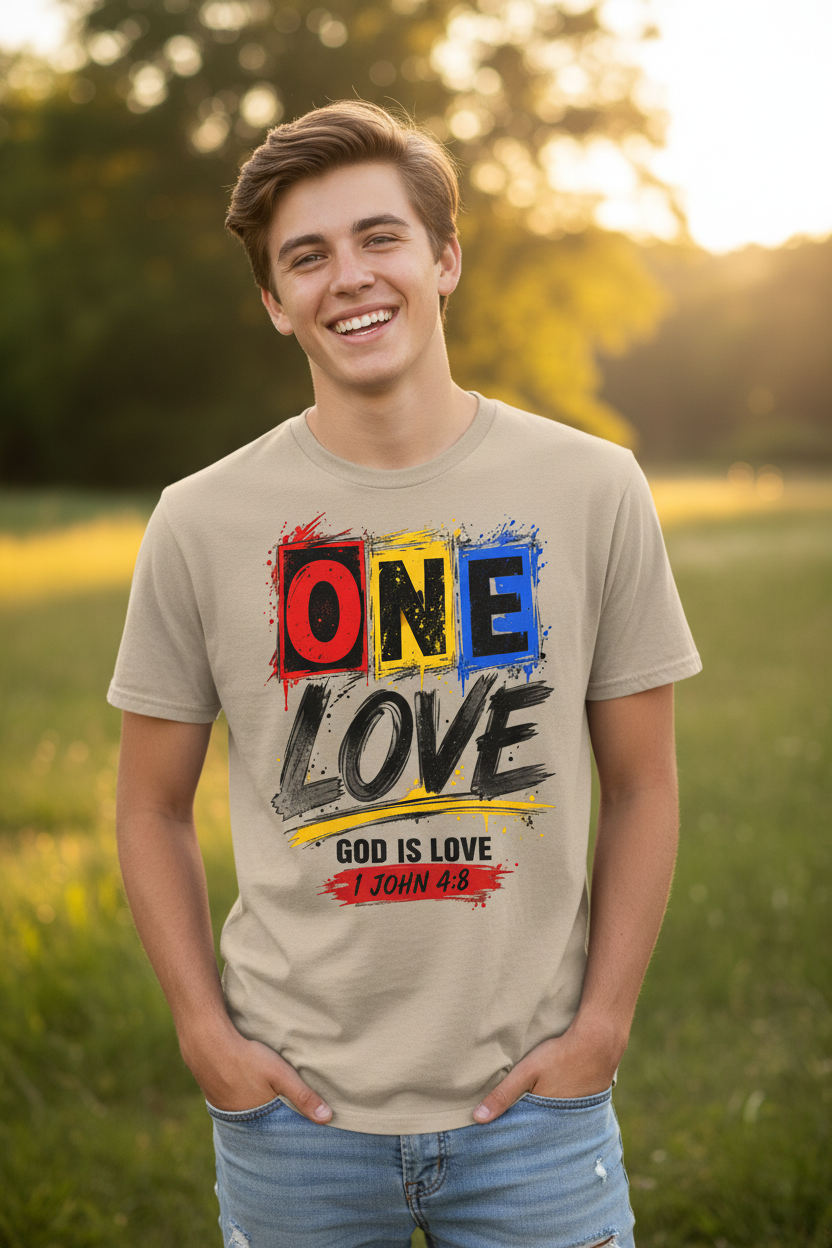One Love T-Shirt - Beige
