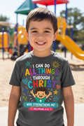 I Can Do All Things - Gray close-up mockup