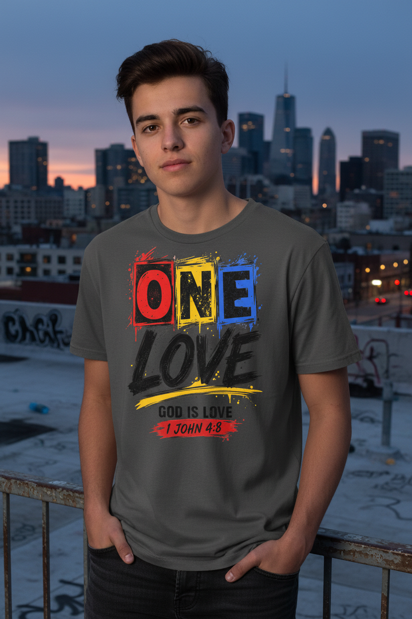 One Love T-Shirt - Gray