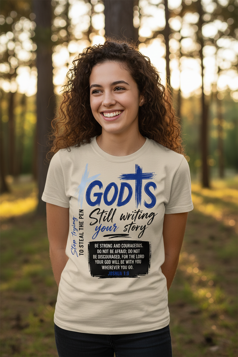 God Is Still Writing Your Story T-Shirt - Beige
