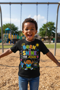 Born to Shine for Jesus - Black - African boy playground mockup